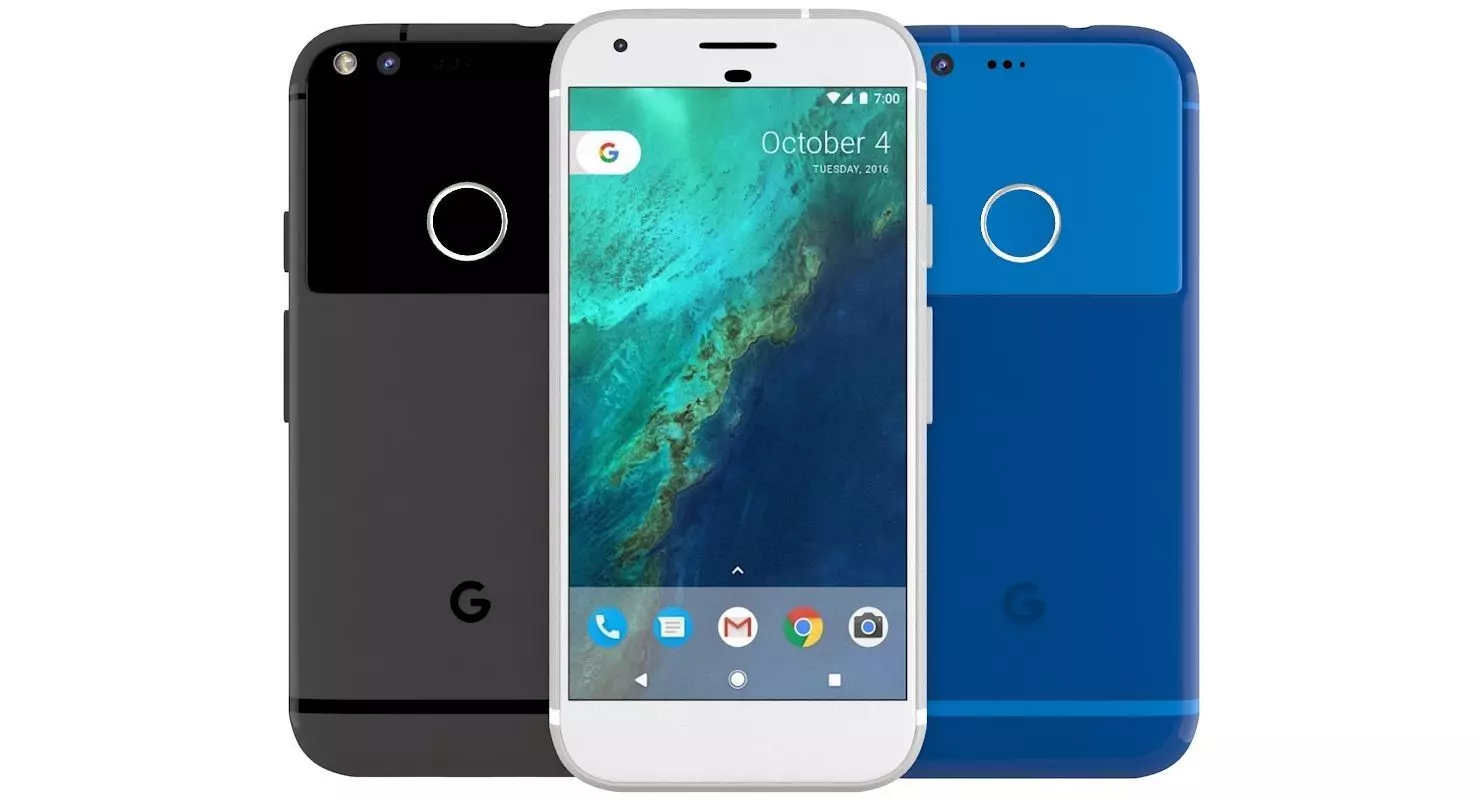 Google Pixel All Colors 3D model_0