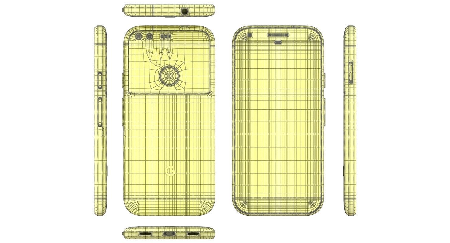 Google Pixel All Colors 3D model_57