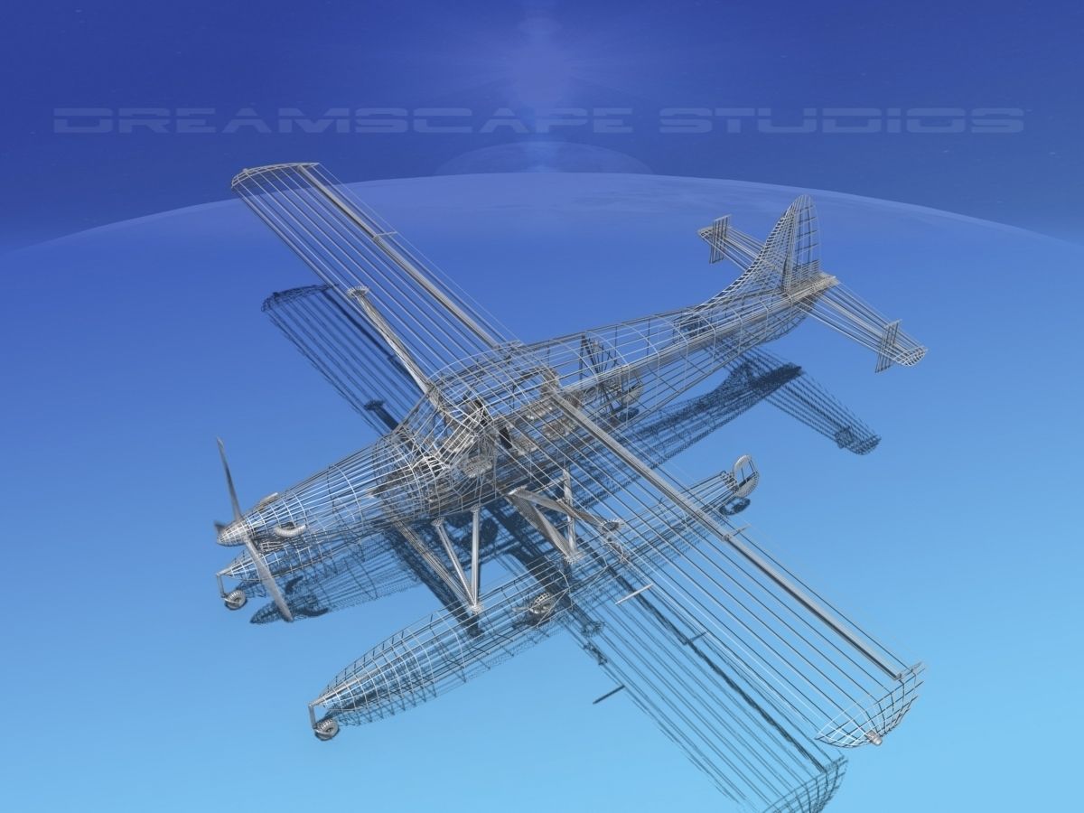 DeHavilland DHC-2 Turbo Beaver V07 3D model_13