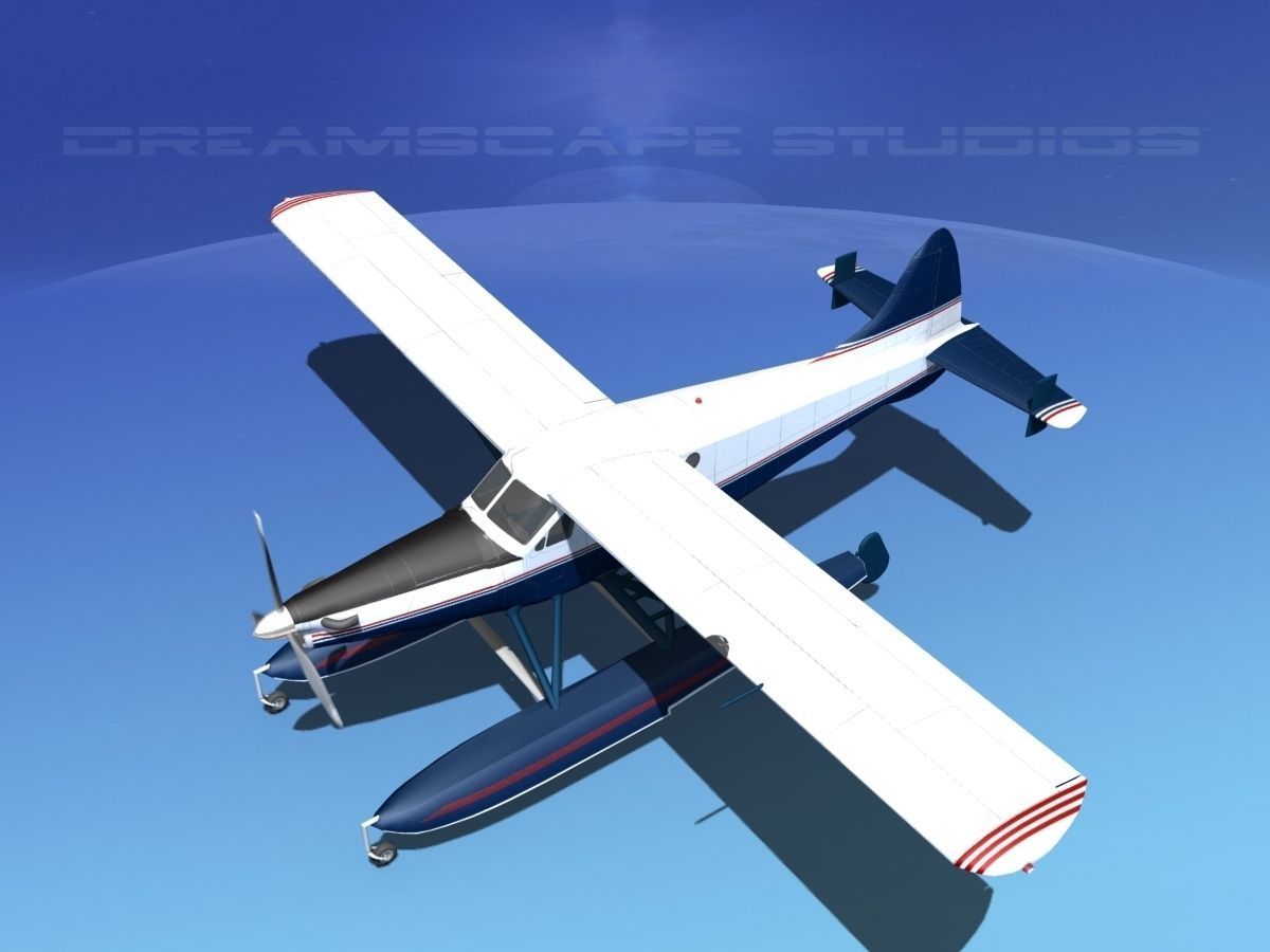DeHavilland DHC-2 Turbo Beaver V07 3D model_10
