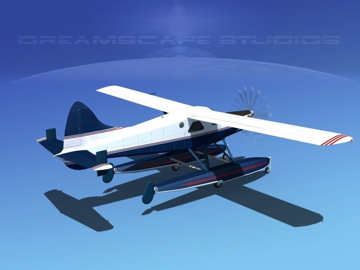 DeHavilland DHC-2 Turbo Beaver V07 3D model_5