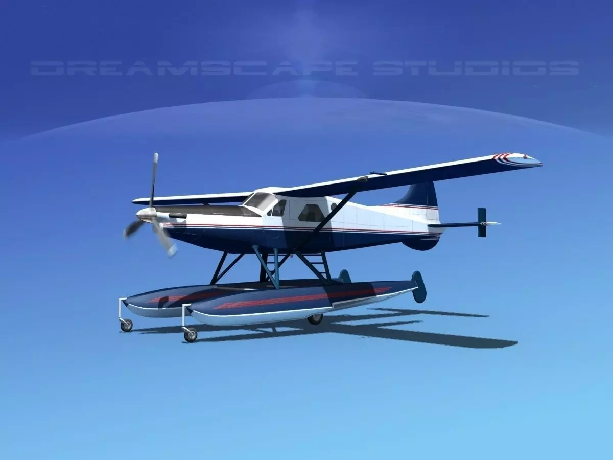 DeHavilland DHC-2 Turbo Beaver V07 3D model_0