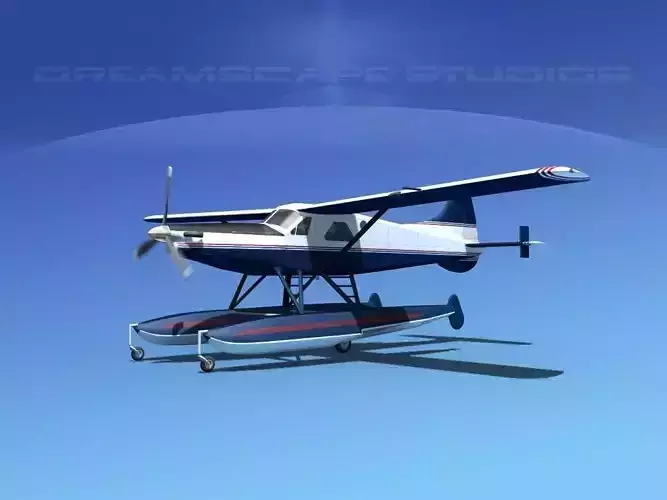 DeHavilland DHC-2 Turbo Beaver V07 3D model