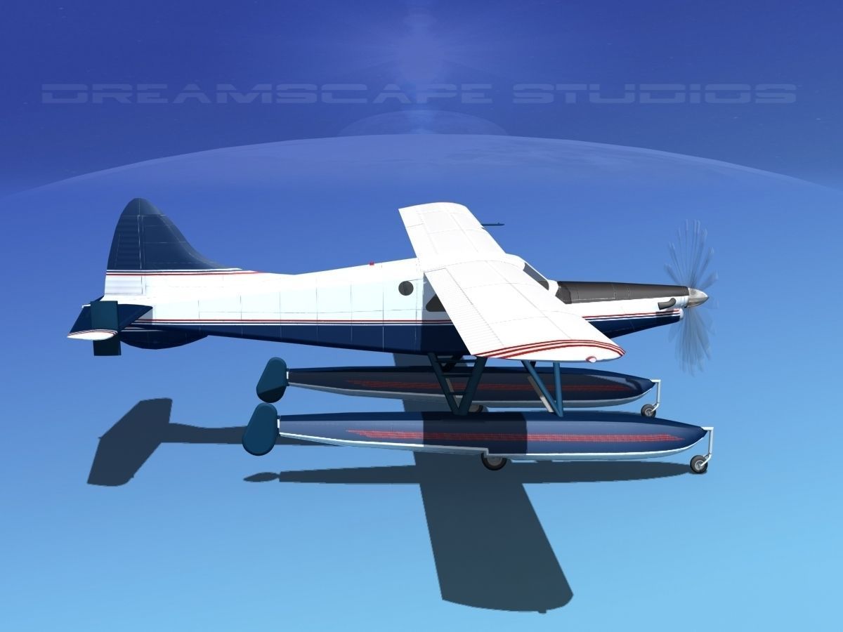 DeHavilland DHC-2 Turbo Beaver V07 3D model_4