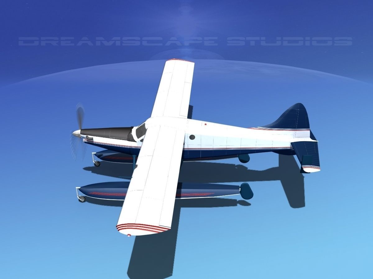 DeHavilland DHC-2 Turbo Beaver V07 3D model_9