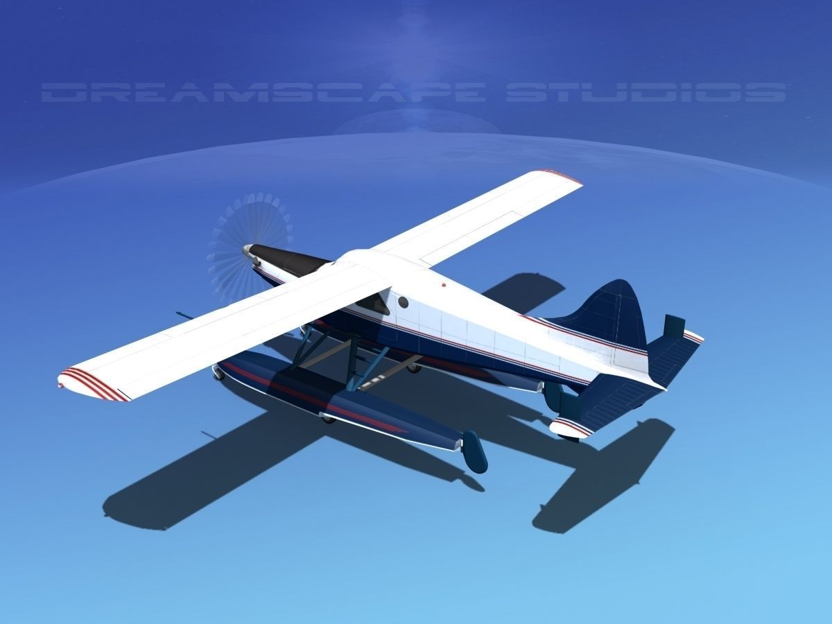 DeHavilland DHC-2 Turbo Beaver V07 3D model_8