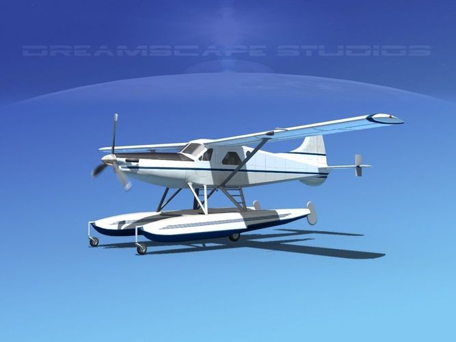 DeHavilland DHC-2 Turbo Beaver V09 3D model