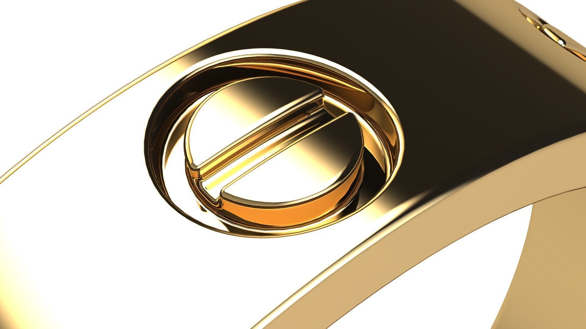 Love Wedding Band 3D print model_5