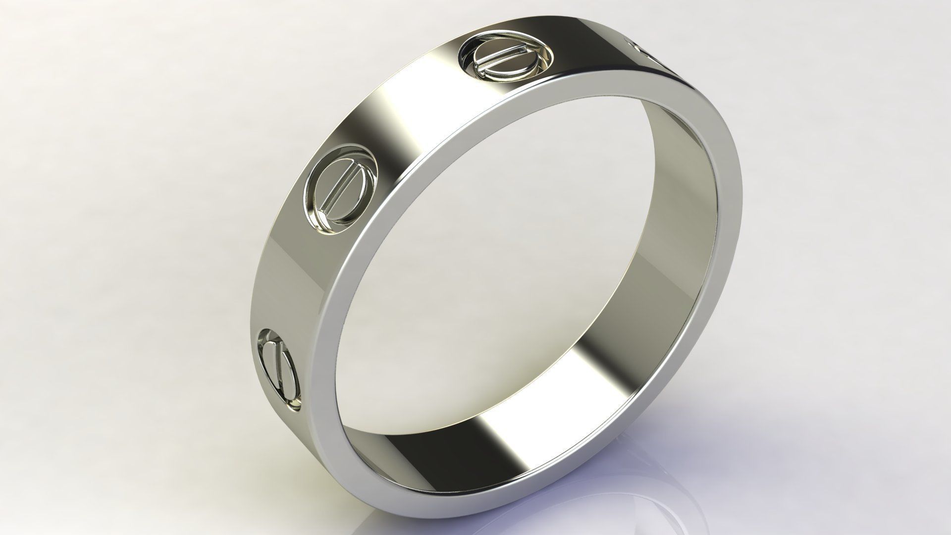 Love Wedding Band 3D print model_6