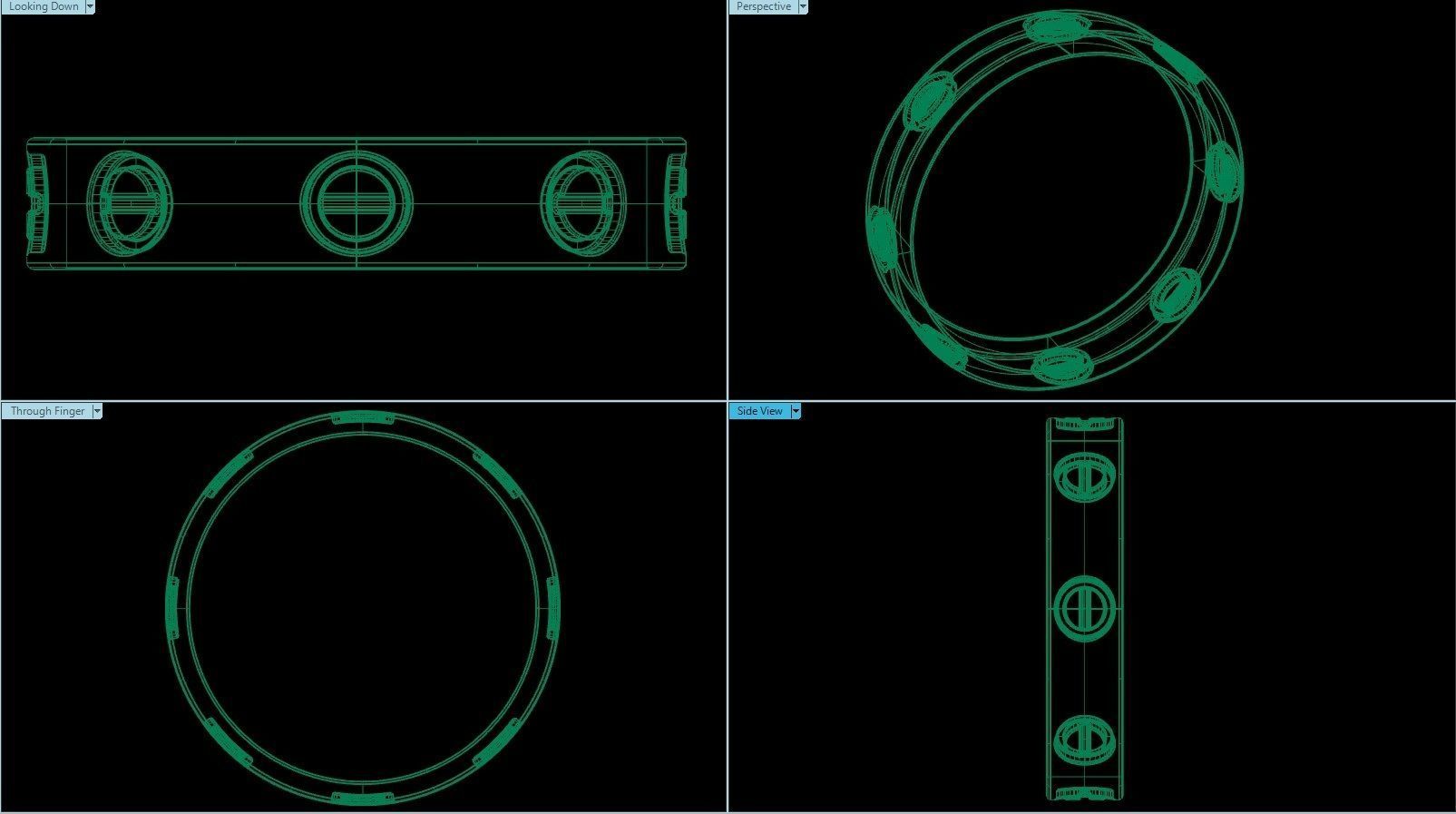 Love Wedding Band 3D print model_1