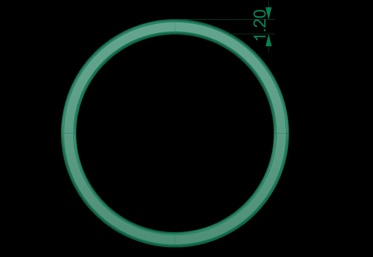 Love Wedding Band 3D print model_12