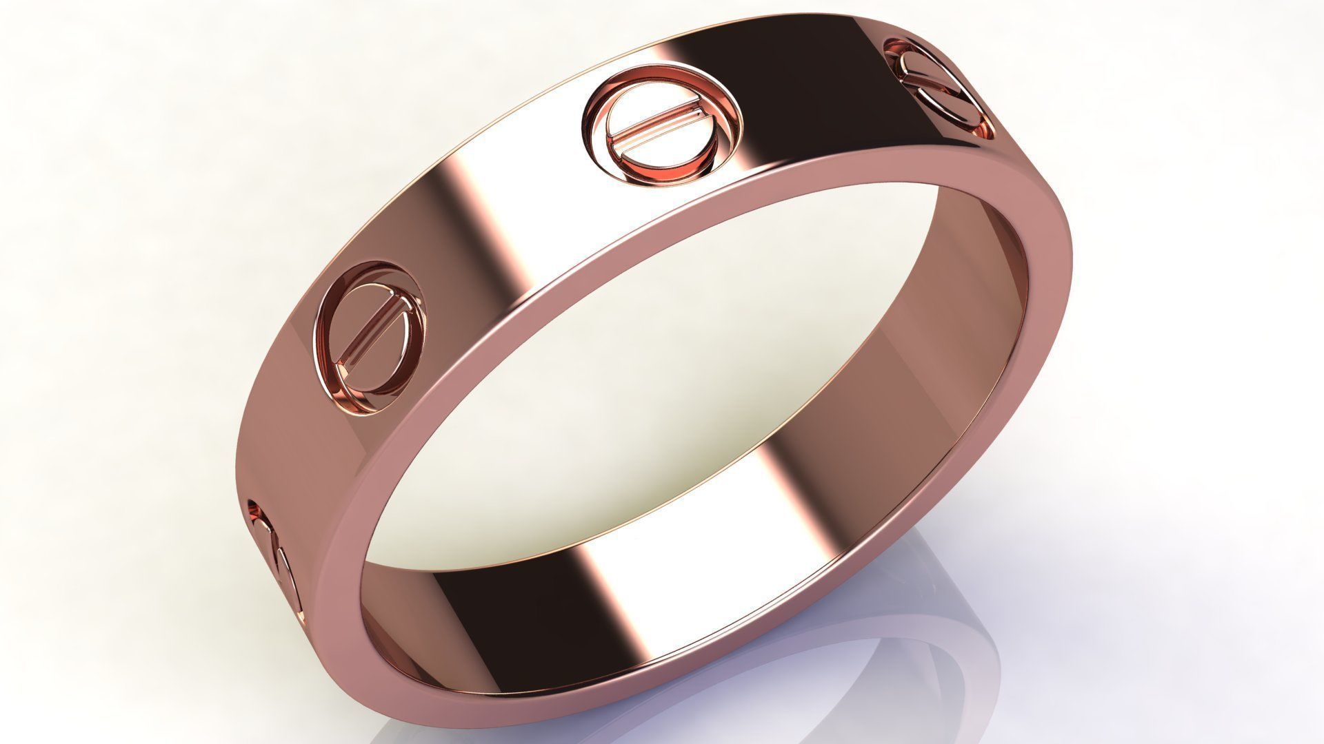 Love Wedding Band 3D print model_8