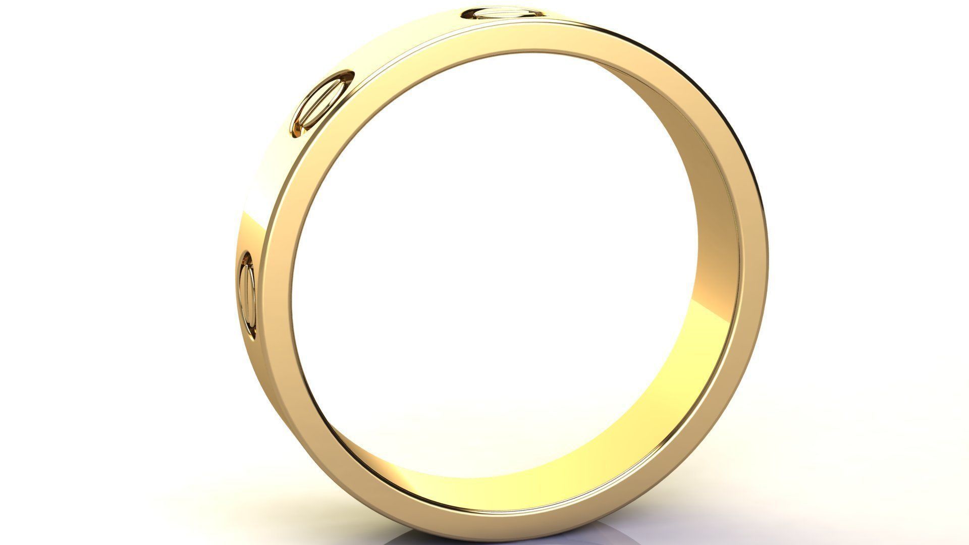 Love Wedding Band 3D print model_4