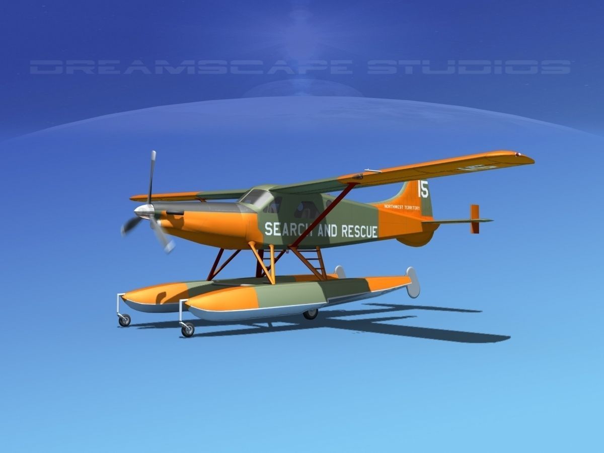 DeHavilland DHC-2 Turbo Beaver V11 3D model_1