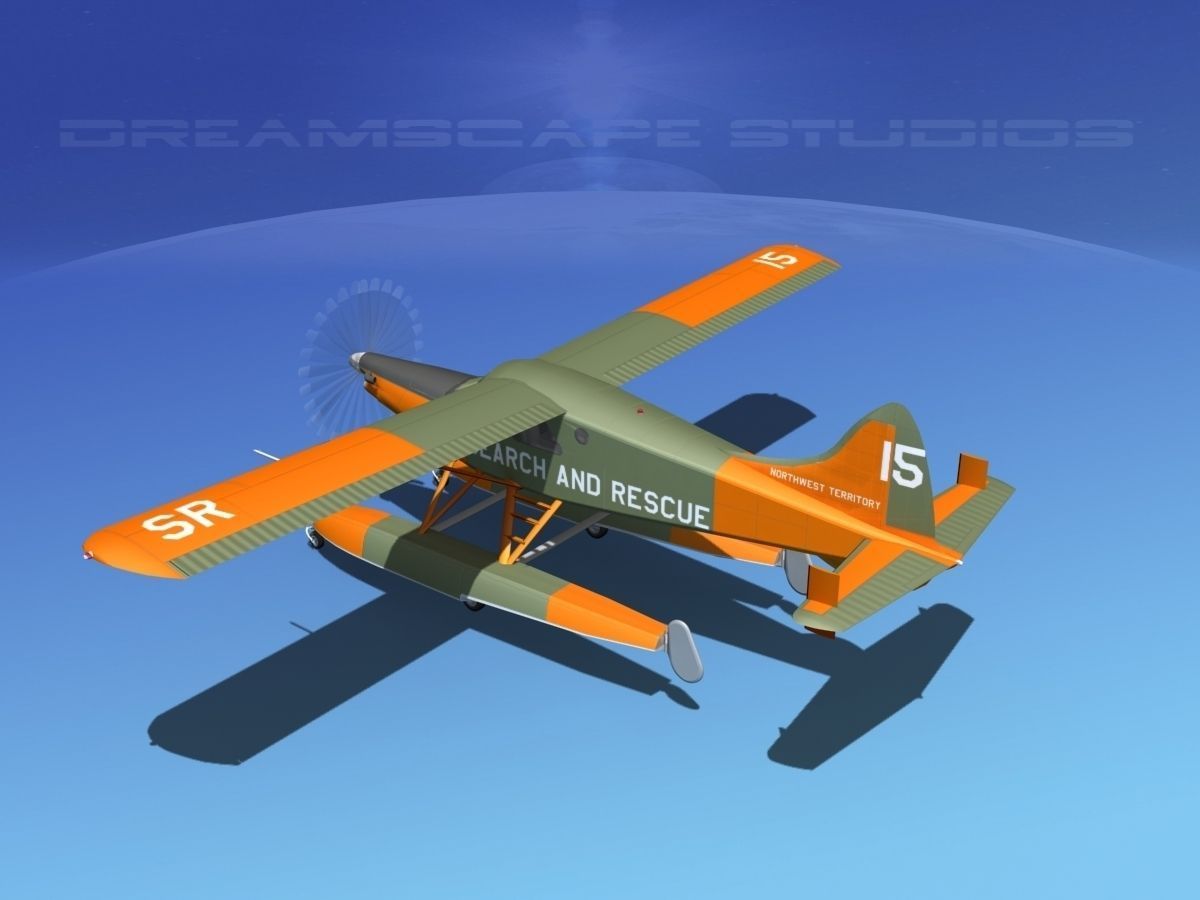 DeHavilland DHC-2 Turbo Beaver V11 3D model_8
