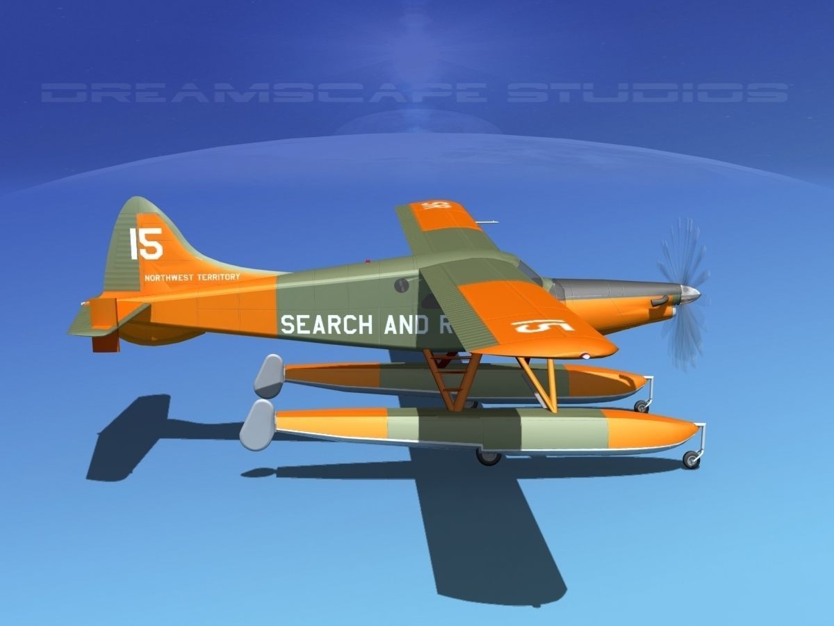 DeHavilland DHC-2 Turbo Beaver V11 3D model_4