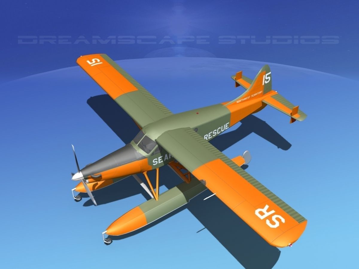 DeHavilland DHC-2 Turbo Beaver V11 3D model_10