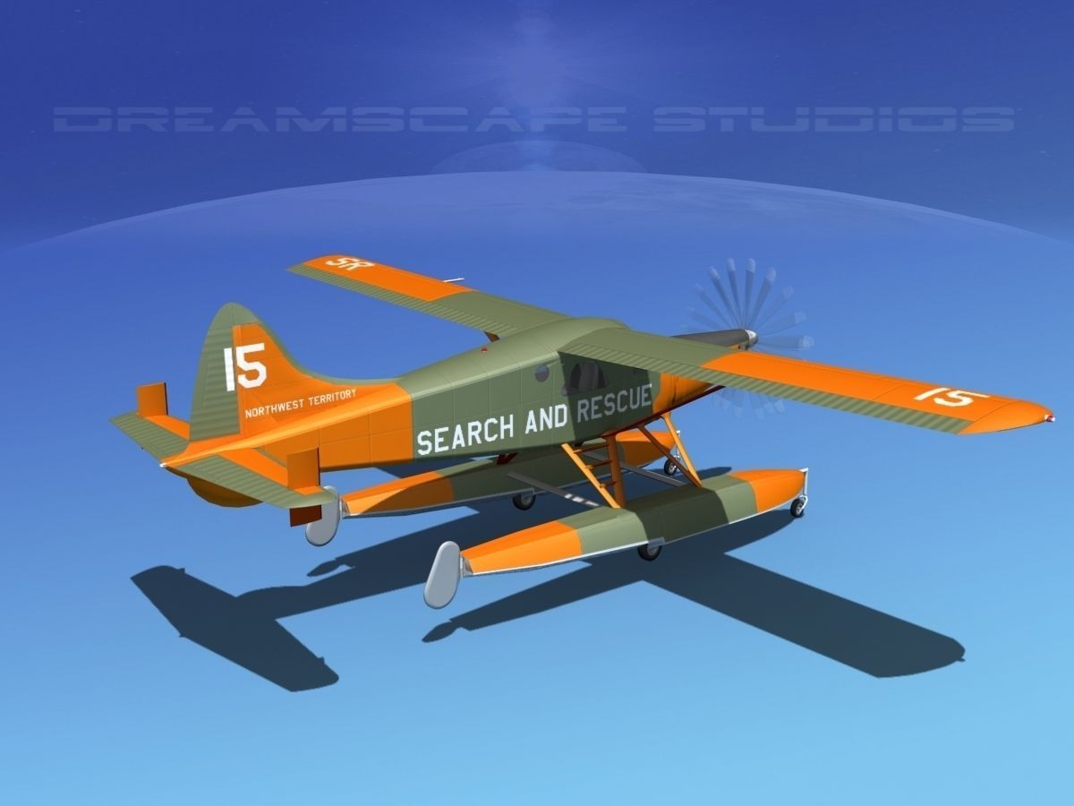 DeHavilland DHC-2 Turbo Beaver V11 3D model_5