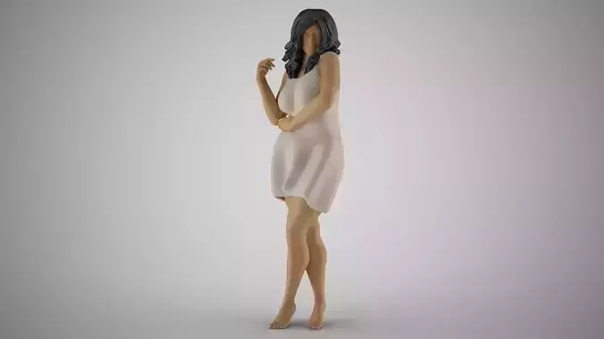 Tender Girl 3 3D print model