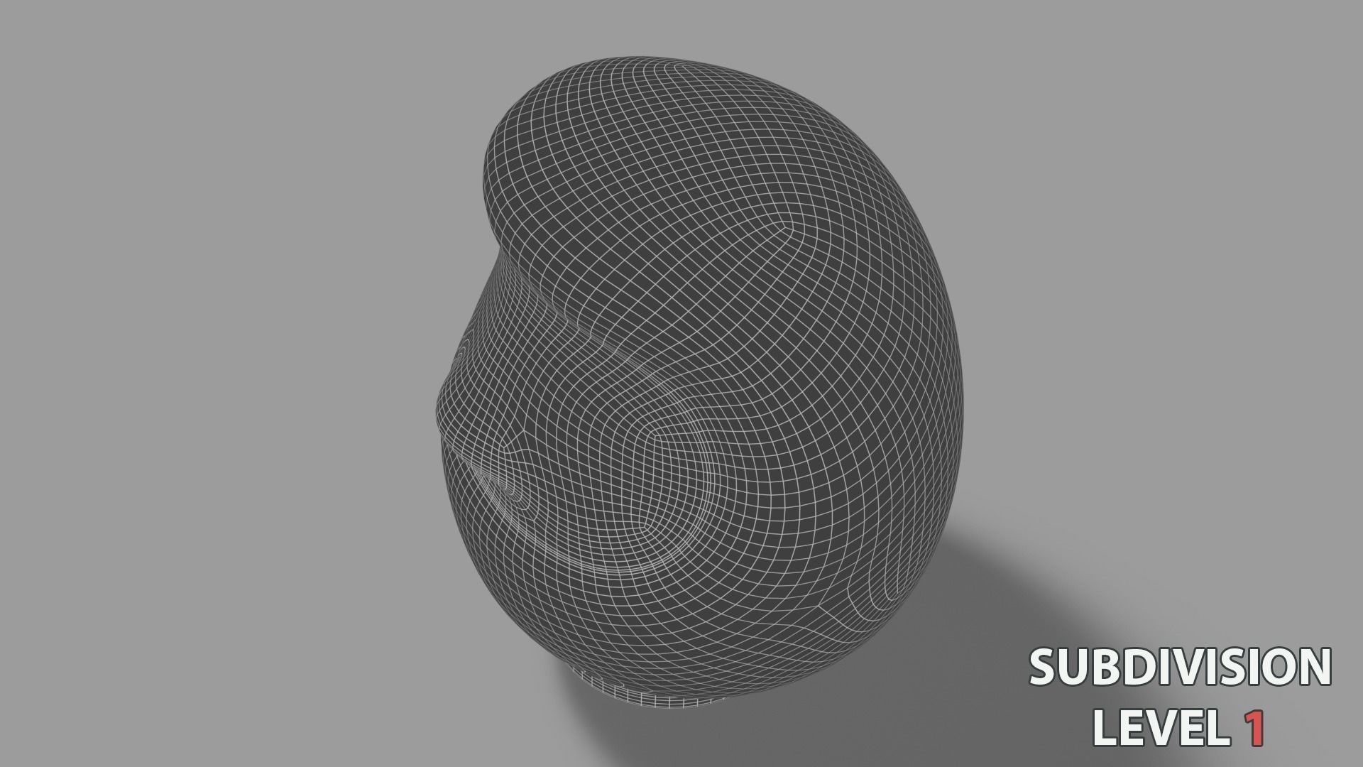 Daruma japanese doll Low-poly 3D model_10