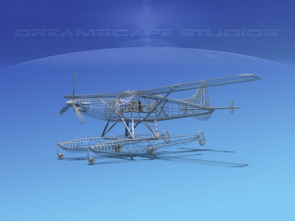 DeHavilland DHC-2 Turbo Beaver V12 3D model_11