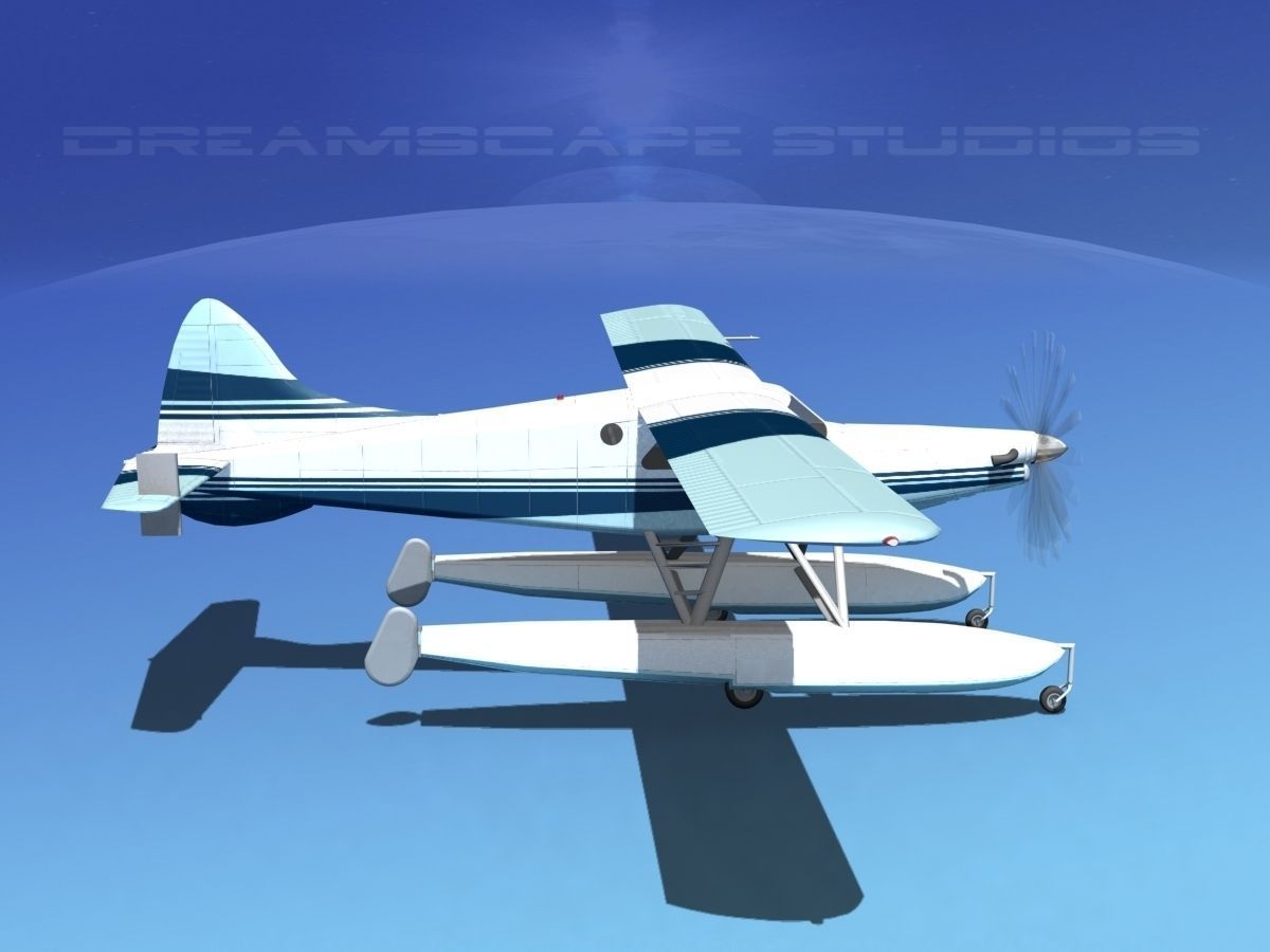 DeHavilland DHC-2 Turbo Beaver V12 3D model_4
