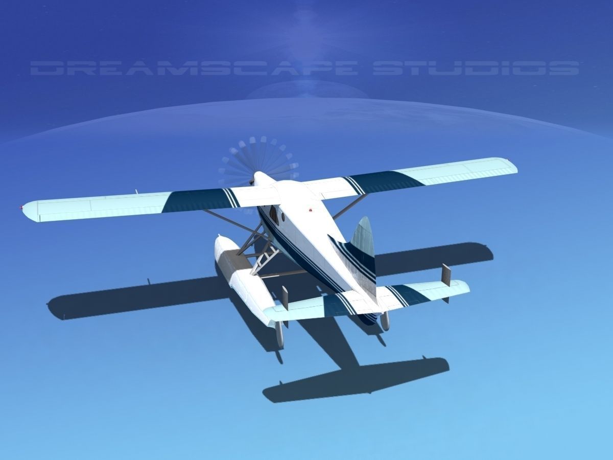 DeHavilland DHC-2 Turbo Beaver V12 3D model_7