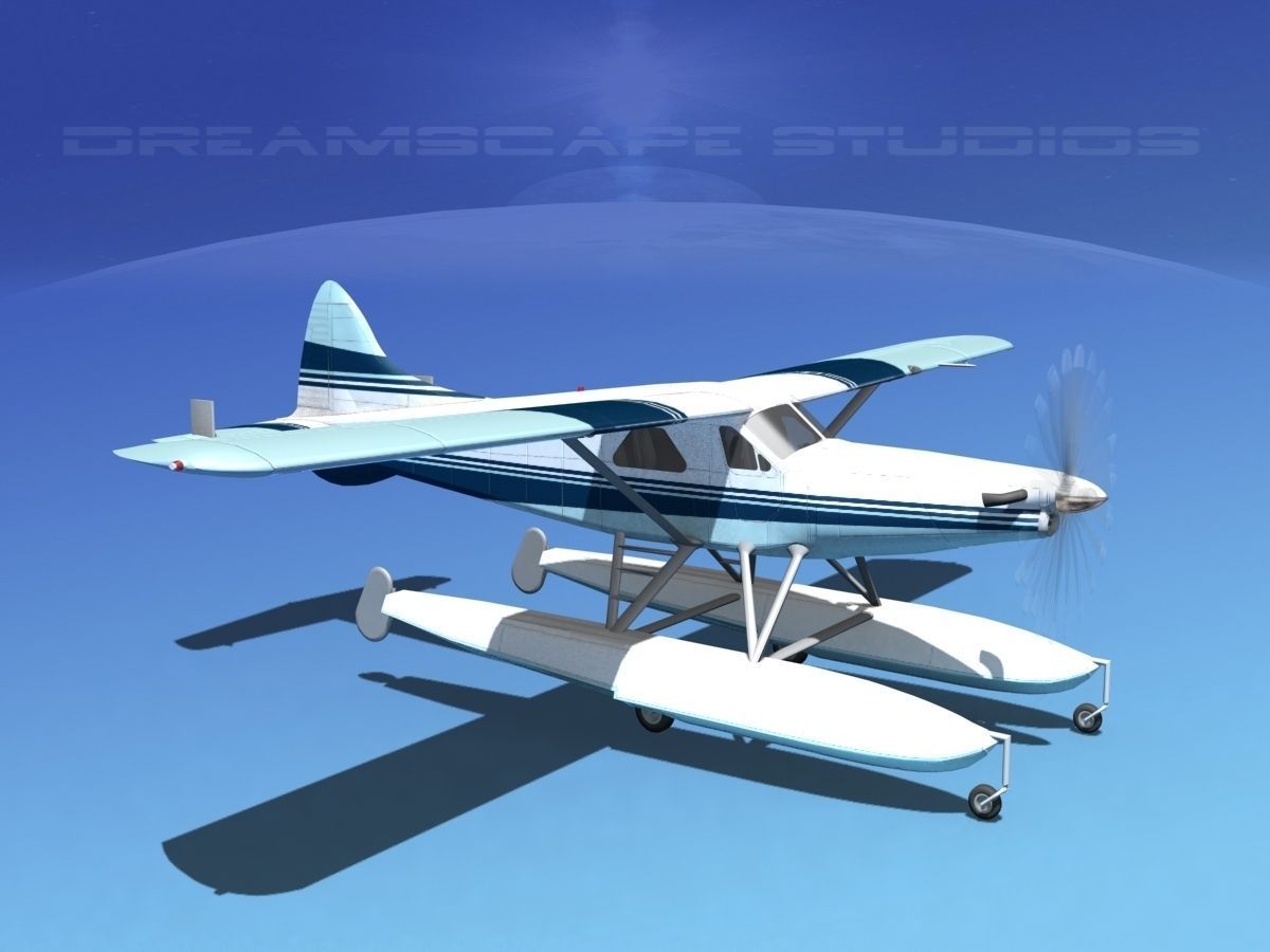 DeHavilland DHC-2 Turbo Beaver V12 3D model_3