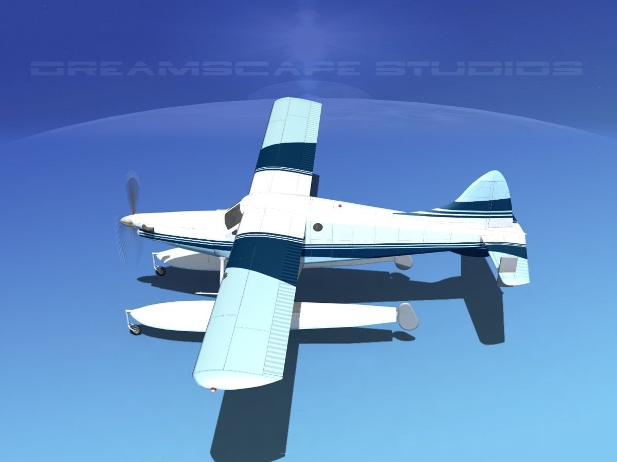 DeHavilland DHC-2 Turbo Beaver V12 3D model_9