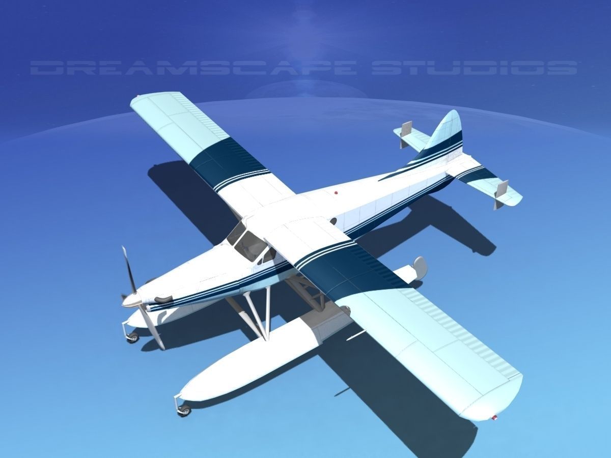 DeHavilland DHC-2 Turbo Beaver V12 3D model_10