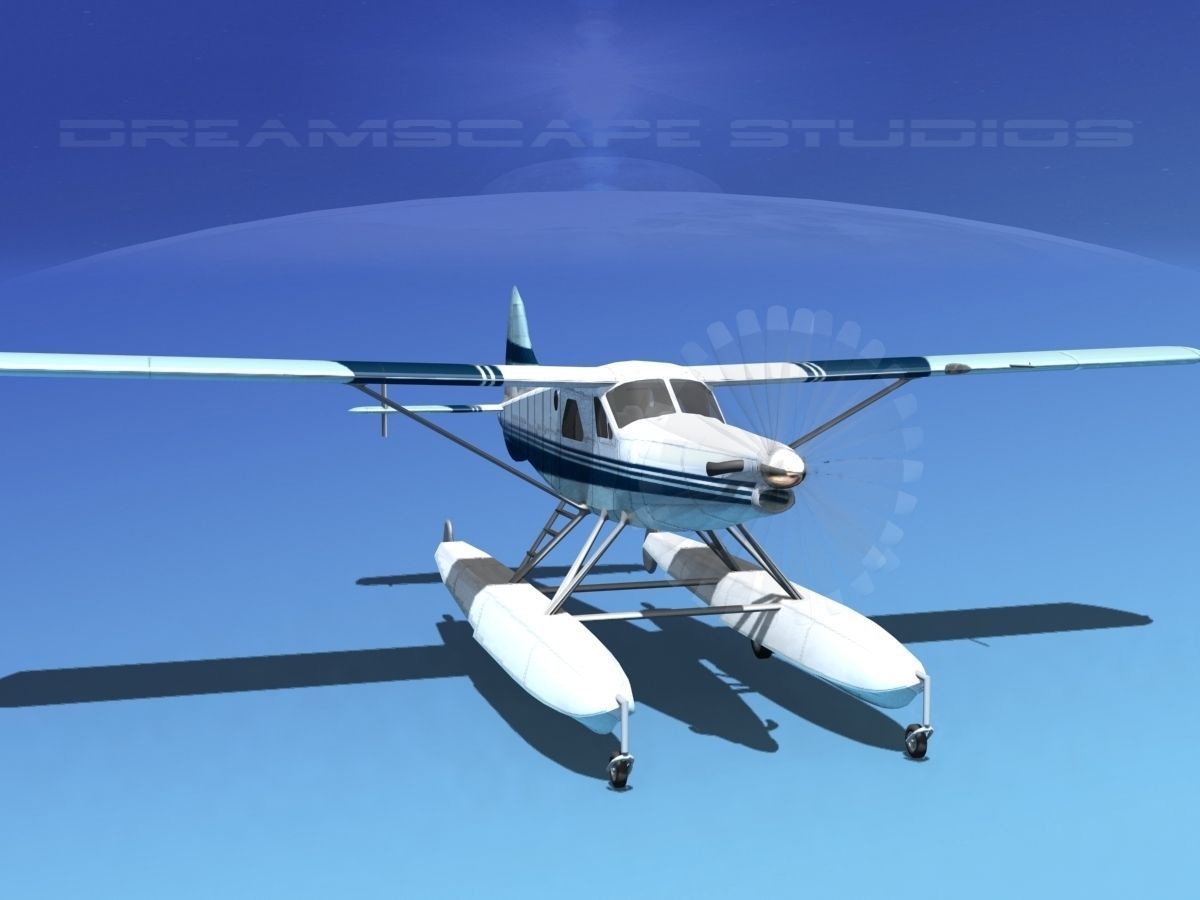 DeHavilland DHC-2 Turbo Beaver V12 3D model_2