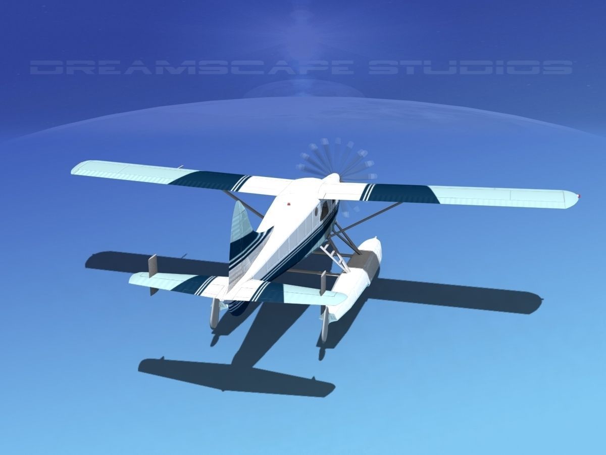 DeHavilland DHC-2 Turbo Beaver V12 3D model_6