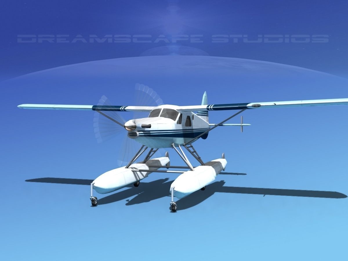 DeHavilland DHC-2 Turbo Beaver V12 3D model_1