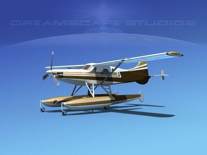DeHavilland DHC-2 Turbo Beaver V13 3D model
