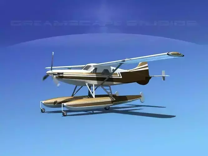 DeHavilland DHC-2 Turbo Beaver V13 3D model