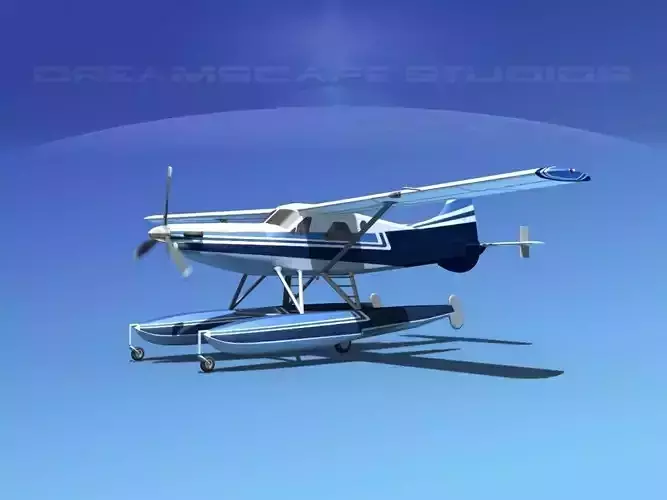 DeHavilland DHC-2 Turbo Beaver V14 3D model