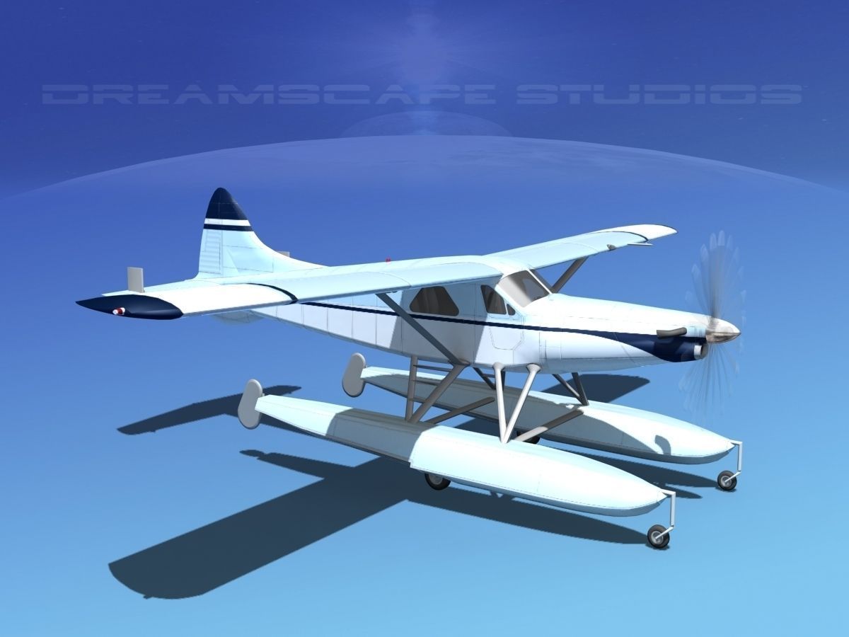 DeHavilland DHC-2 Turbo Beaver V15 3D model_3