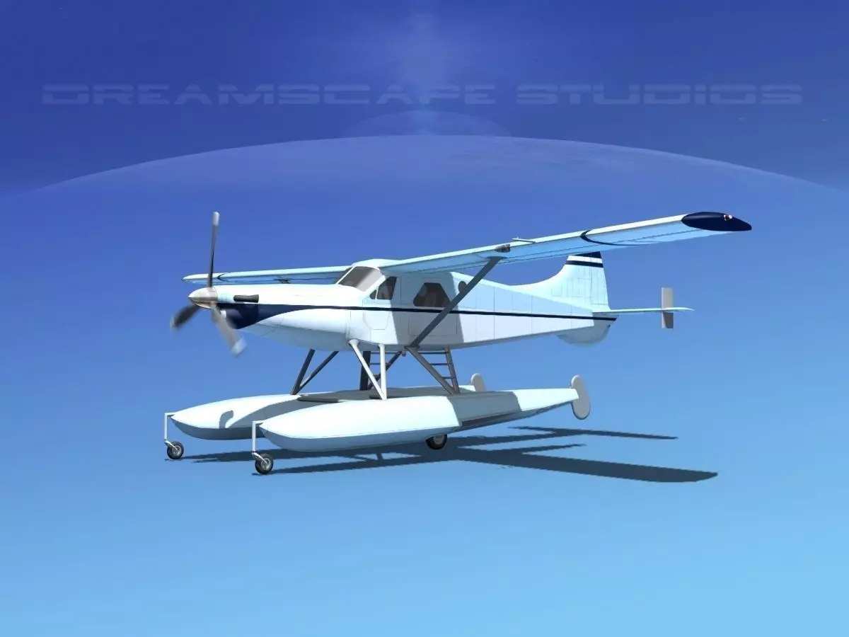 DeHavilland DHC-2 Turbo Beaver V15 3D model_0