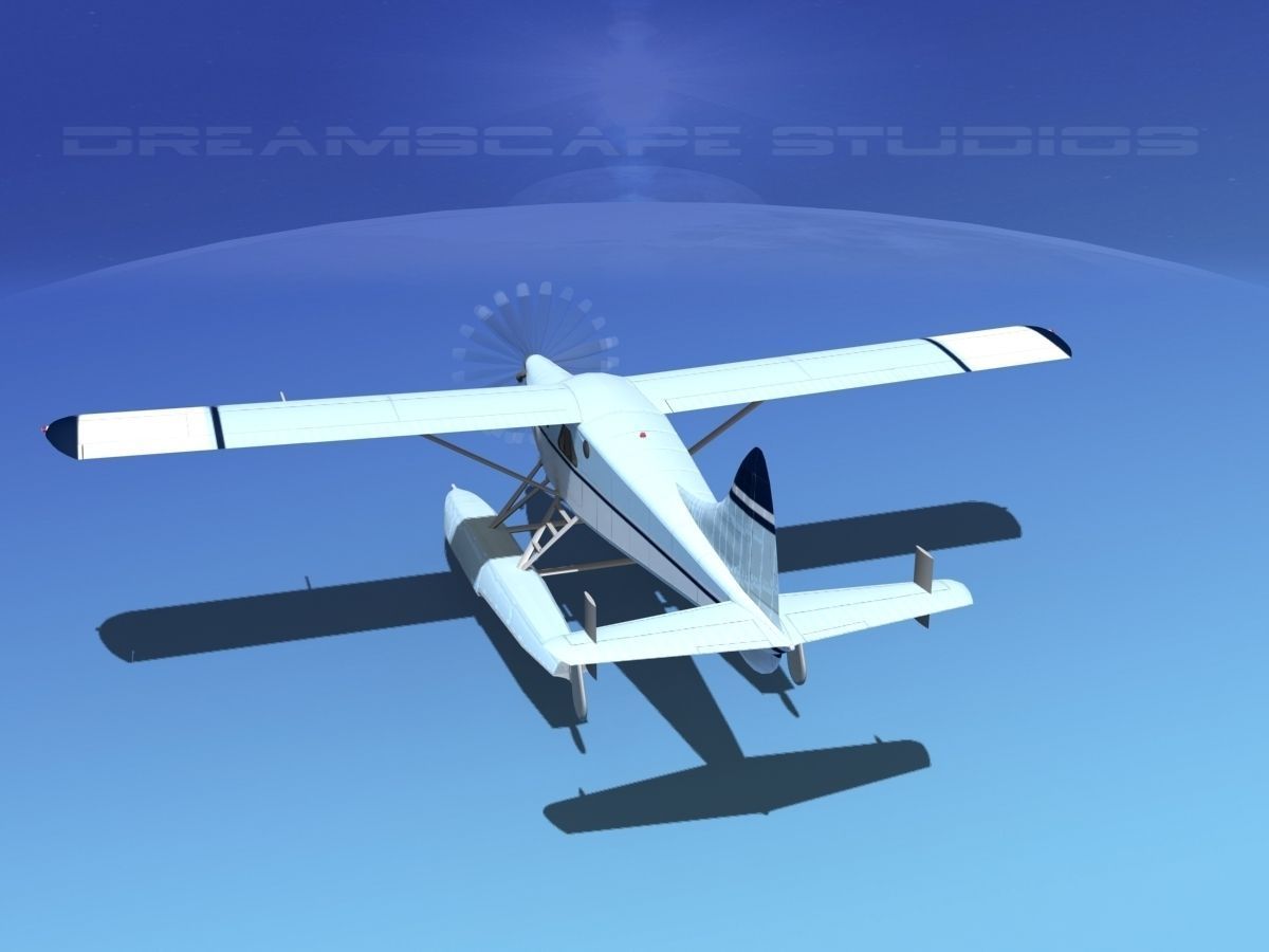 DeHavilland DHC-2 Turbo Beaver V15 3D model_7