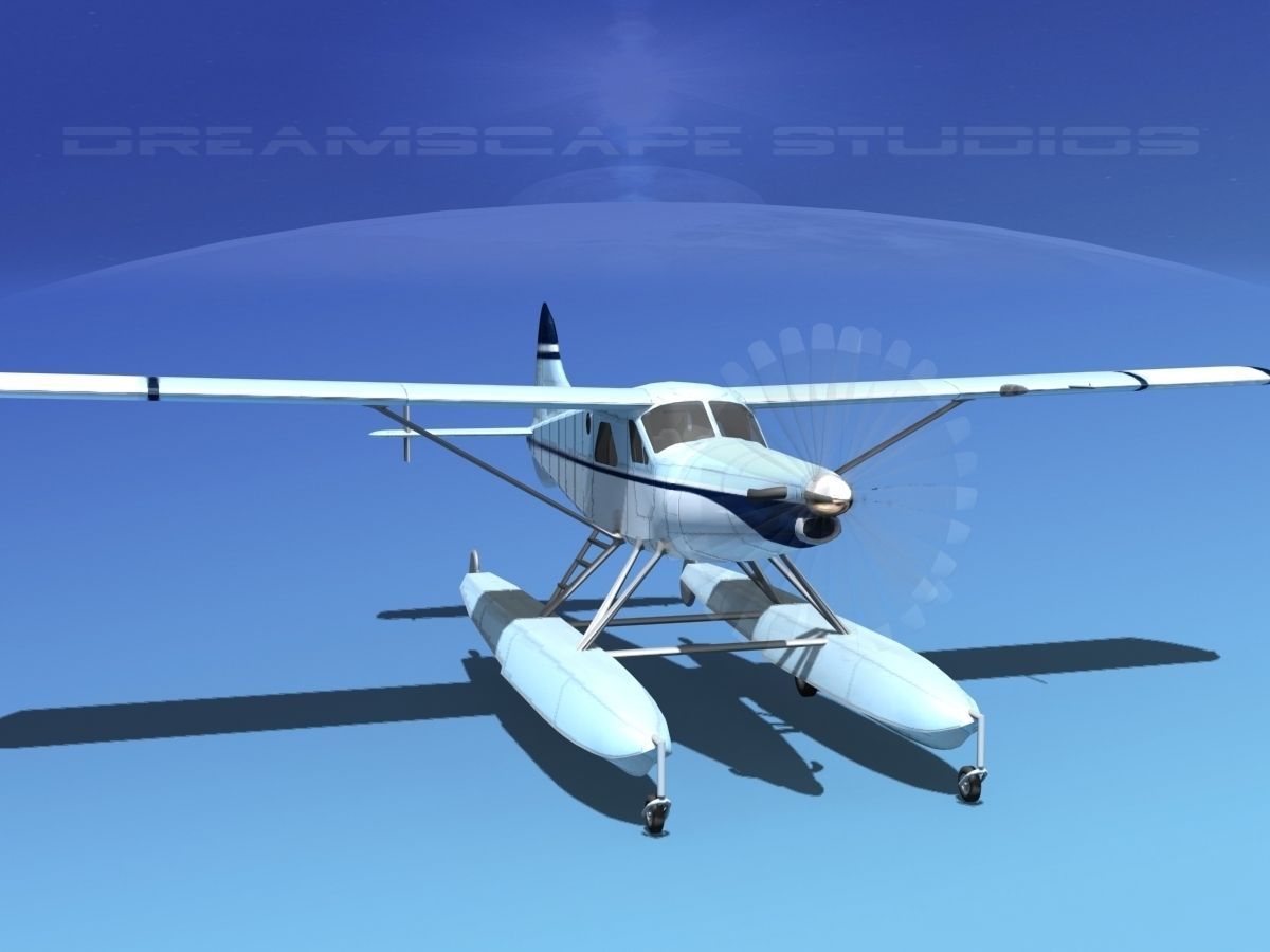 DeHavilland DHC-2 Turbo Beaver V15 3D model_2