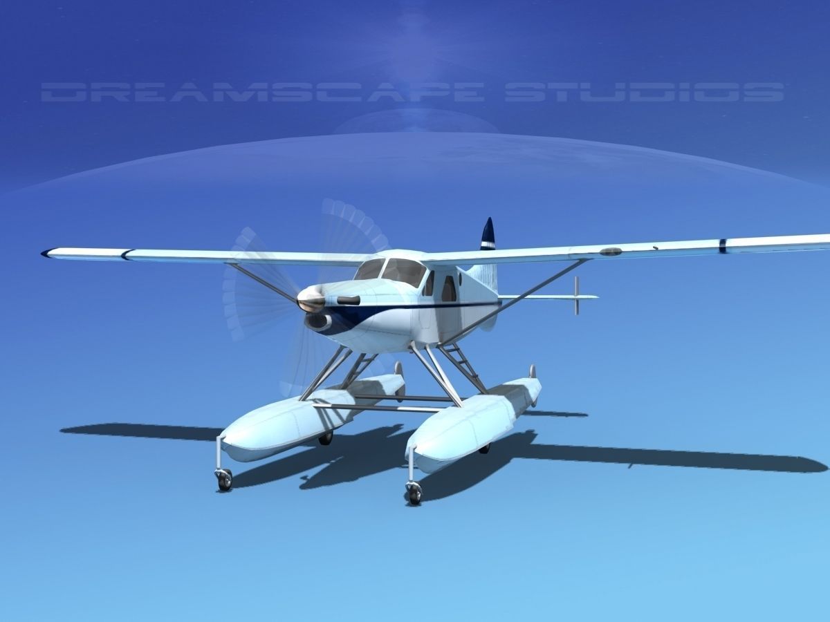 DeHavilland DHC-2 Turbo Beaver V15 3D model_1