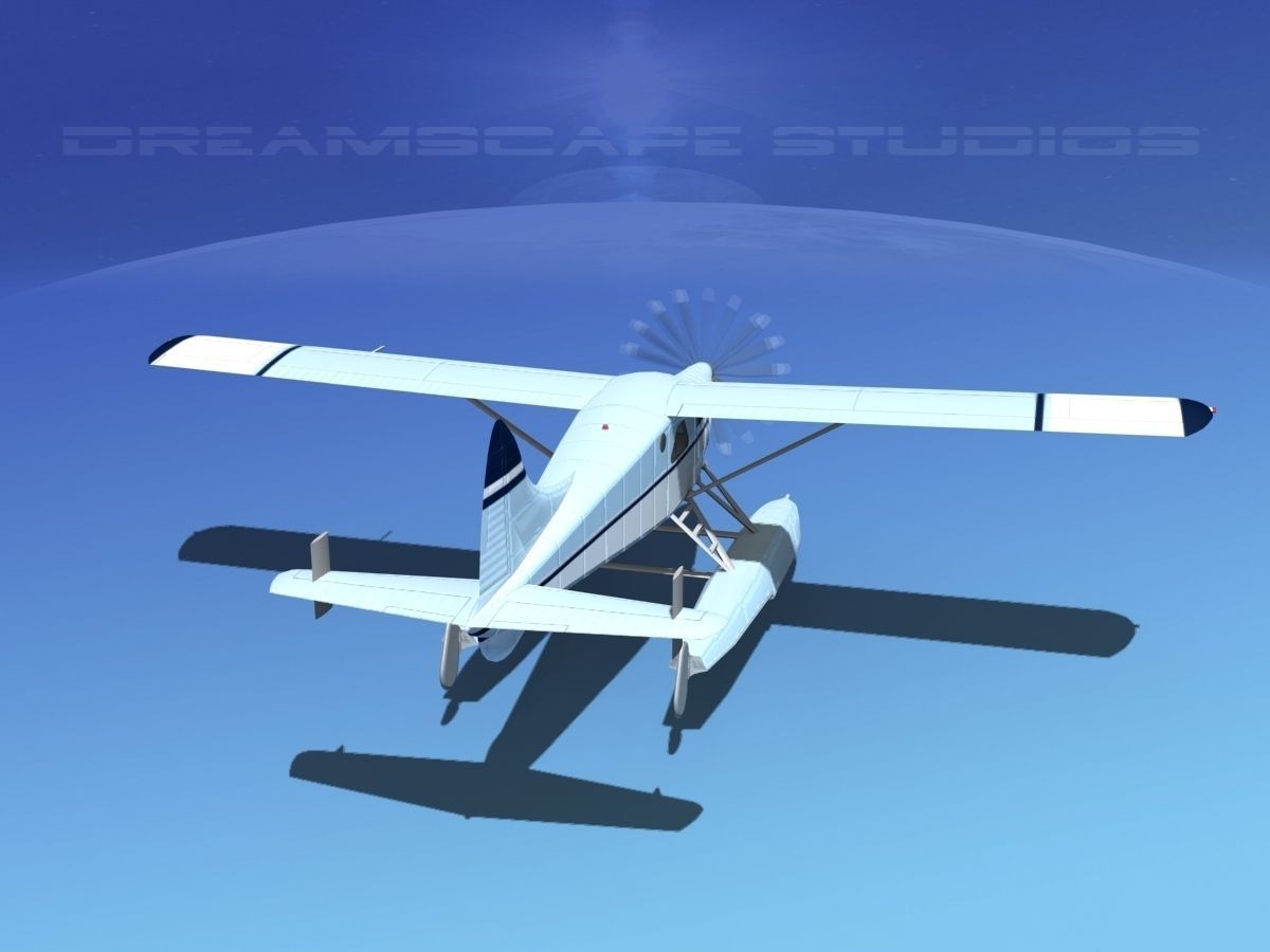 DeHavilland DHC-2 Turbo Beaver V15 3D model_6