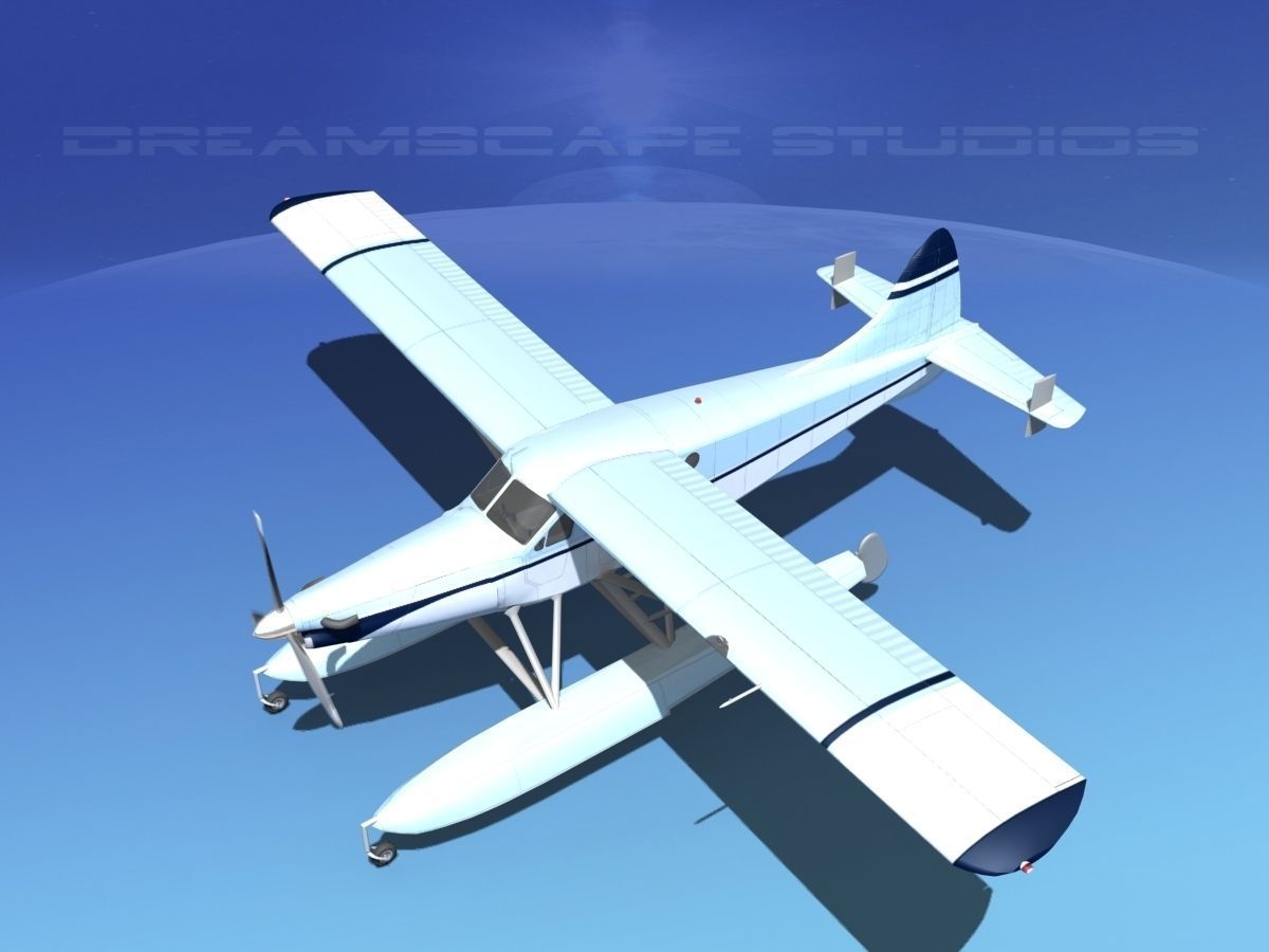 DeHavilland DHC-2 Turbo Beaver V15 3D model_10