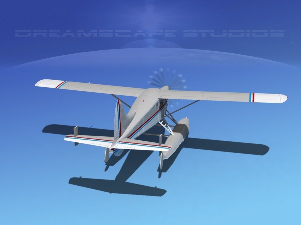  DeHavilland DHC-2 Turbo Beaver V16 3D model_6