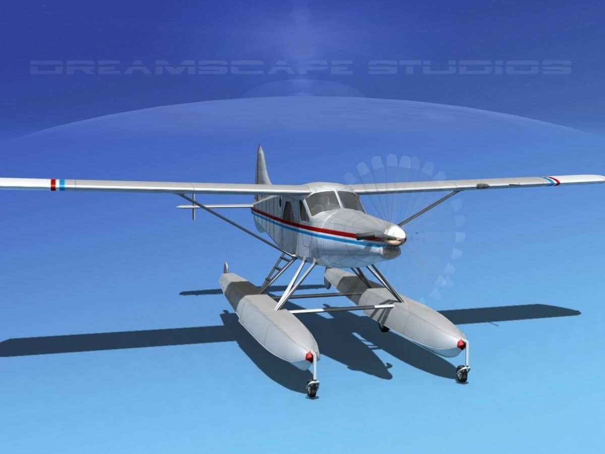  DeHavilland DHC-2 Turbo Beaver V16 3D model_2