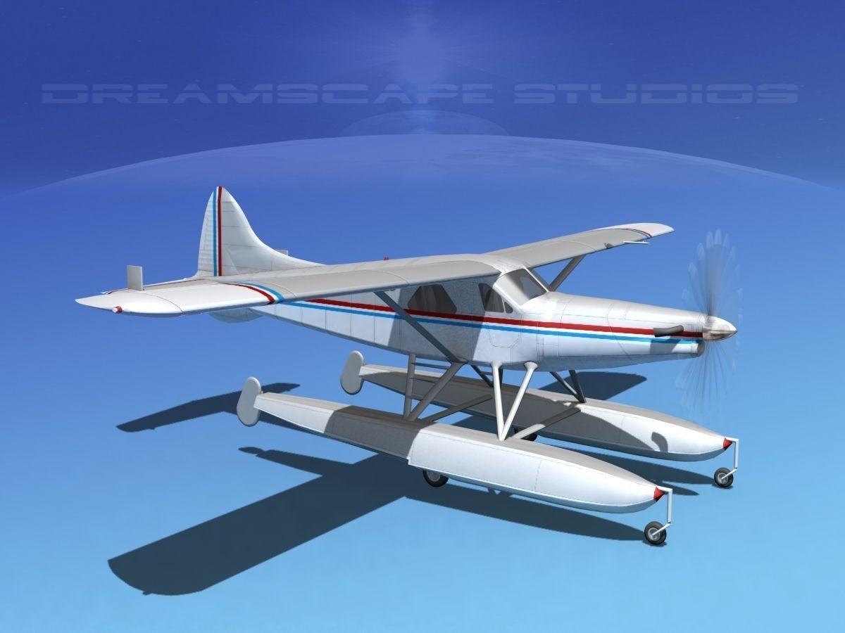  DeHavilland DHC-2 Turbo Beaver V16 3D model_3