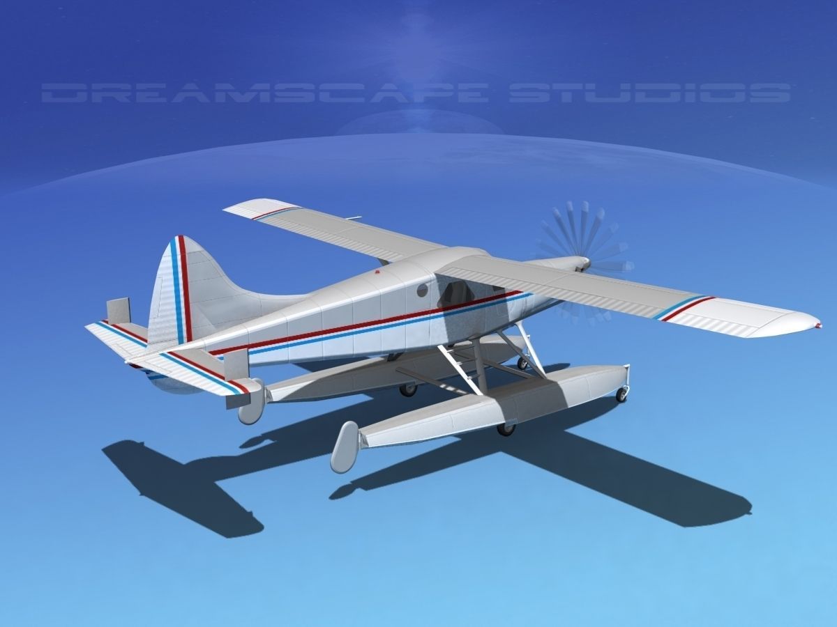  DeHavilland DHC-2 Turbo Beaver V16 3D model_5