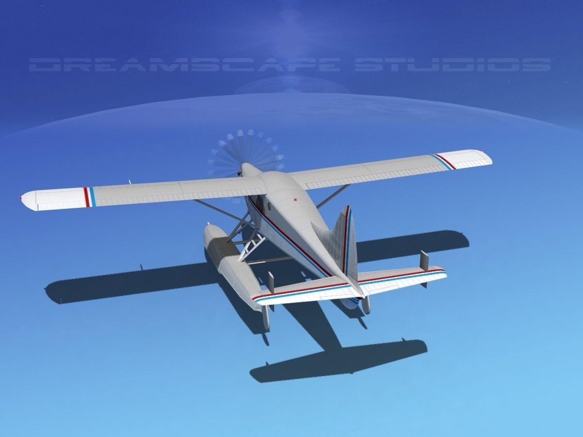  DeHavilland DHC-2 Turbo Beaver V16 3D model_7
