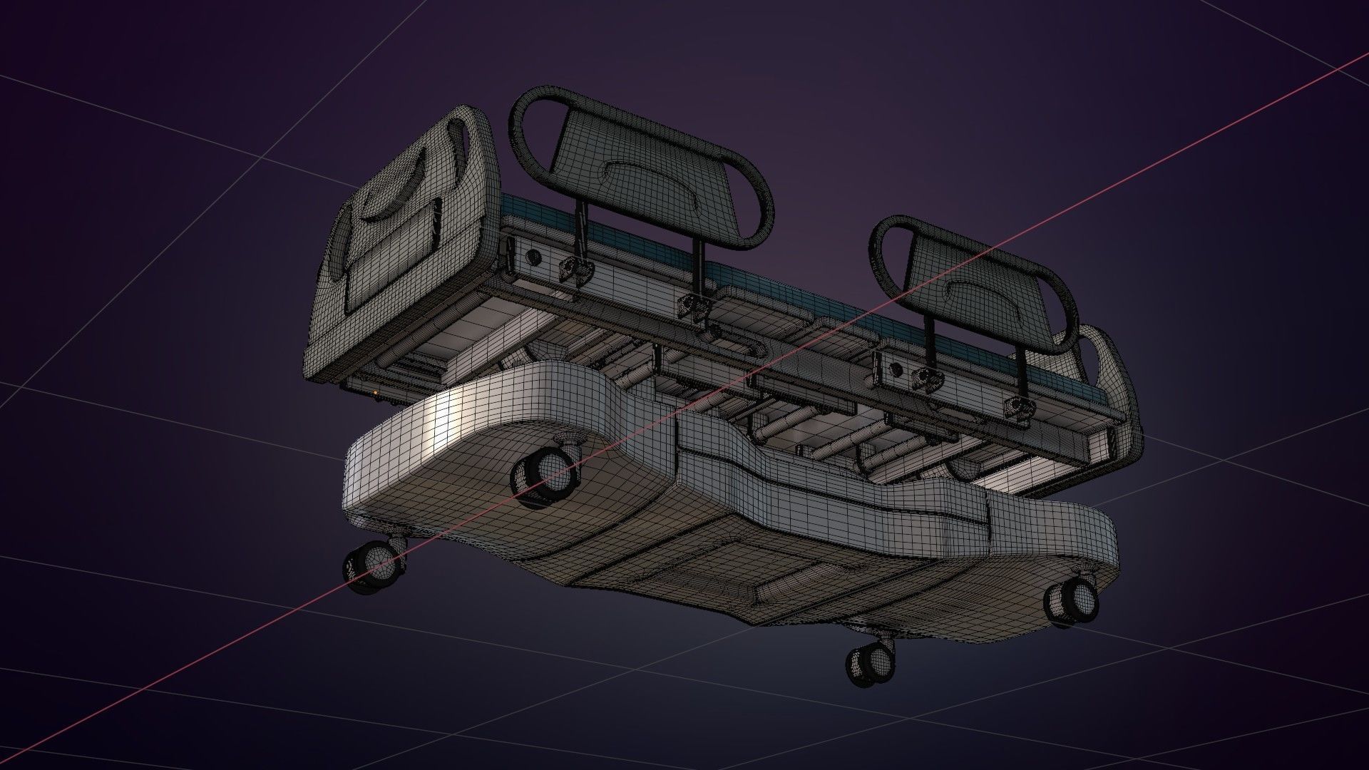 Hospital Set - Medical Equipments 3D model_37