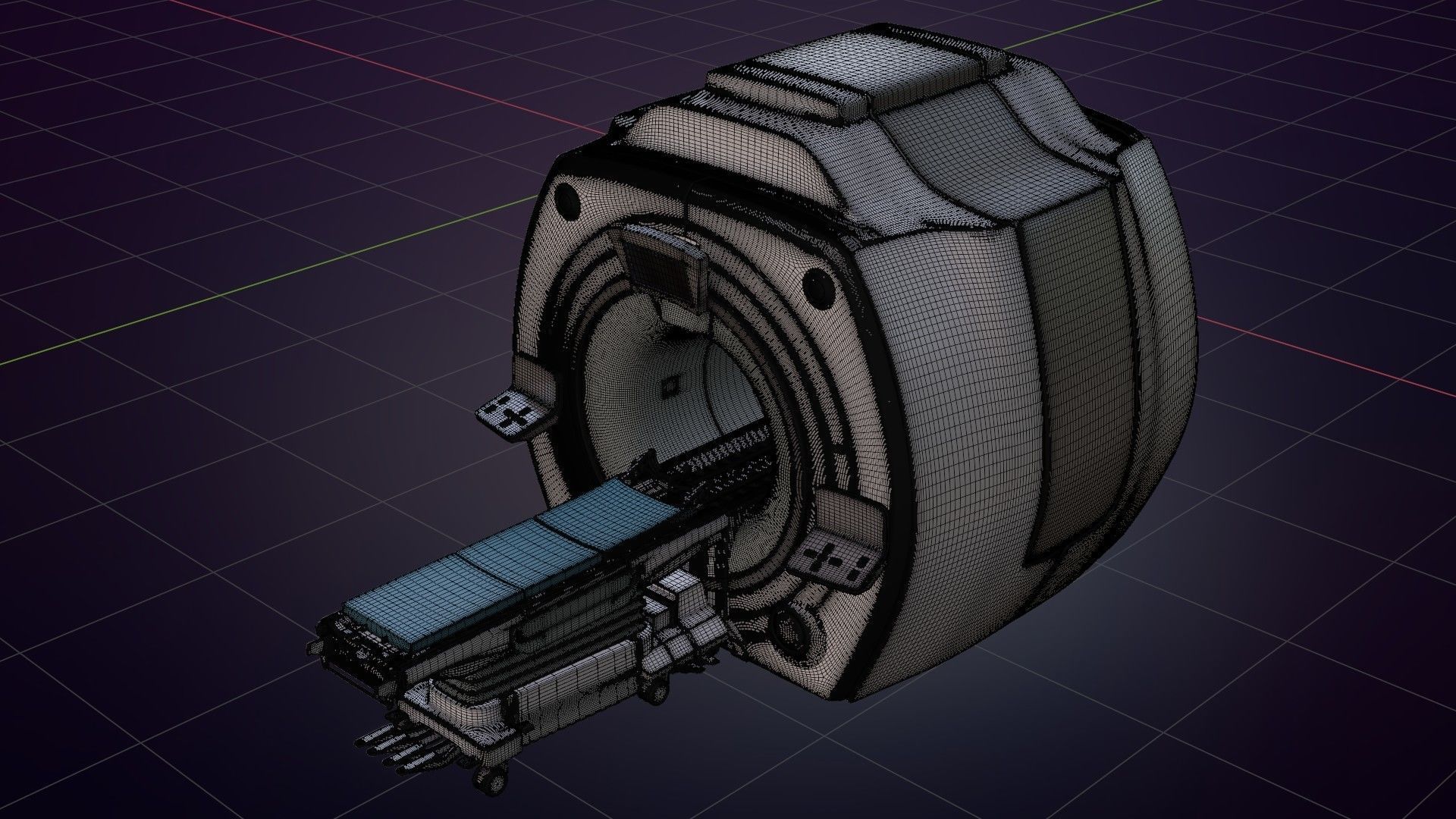 Hospital Set - Medical Equipments 3D model_3